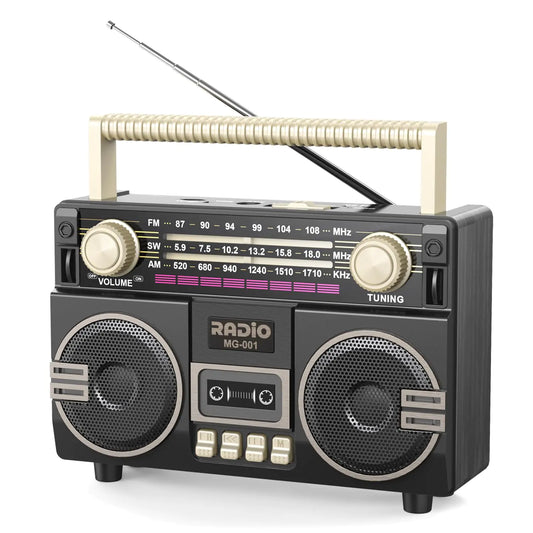 RetroSound MG001 Portable Radio & Bluetooth Speaker